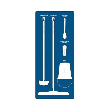 Accuform WET ZONE STOREBOARDS PSB111BUWT PSB111BUWT